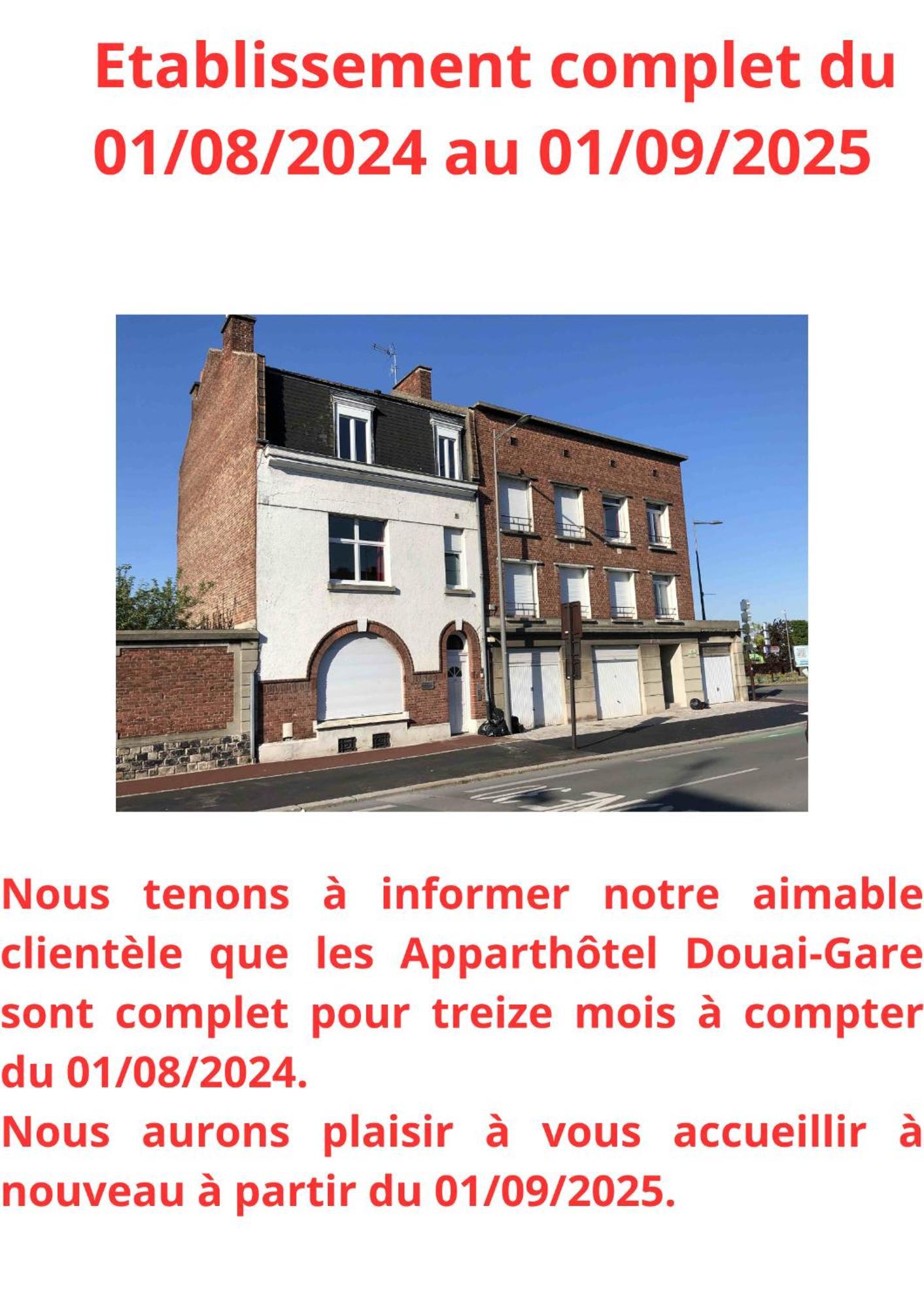 Apparthotel Douai Gare Exterior photo
